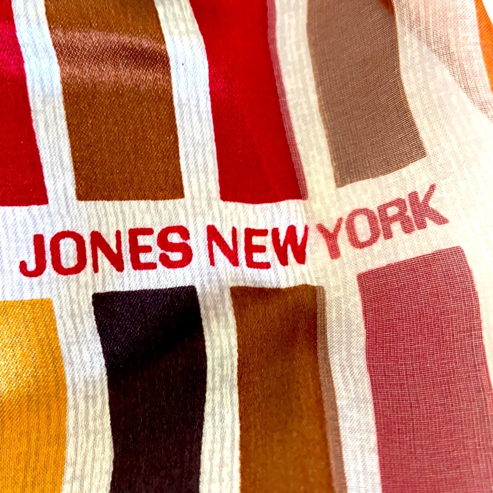 Jones New York silk scarf